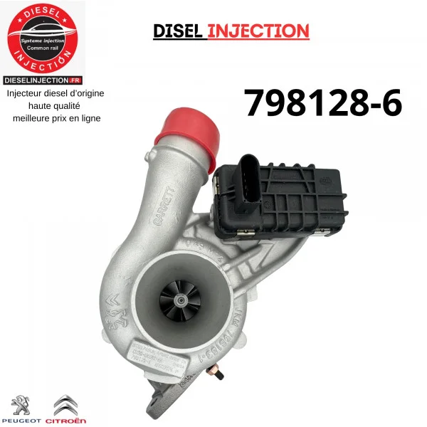 Turbo charger 798128-6 Citroen Jumper 2.2 HDI 110 130 150 cv Achetez Aujourd'hui