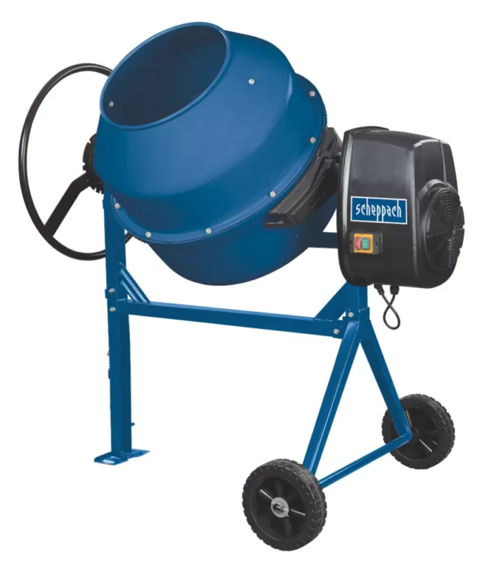 Bétonnière Scheppach Mix 160 230V Code 3297V Nouveauté