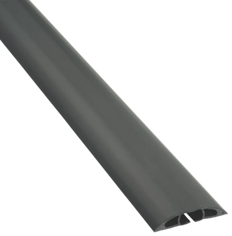 Cache-câble multiple D-Line à usage peu intensif noir 1,8m Code 9345F Pas Cher