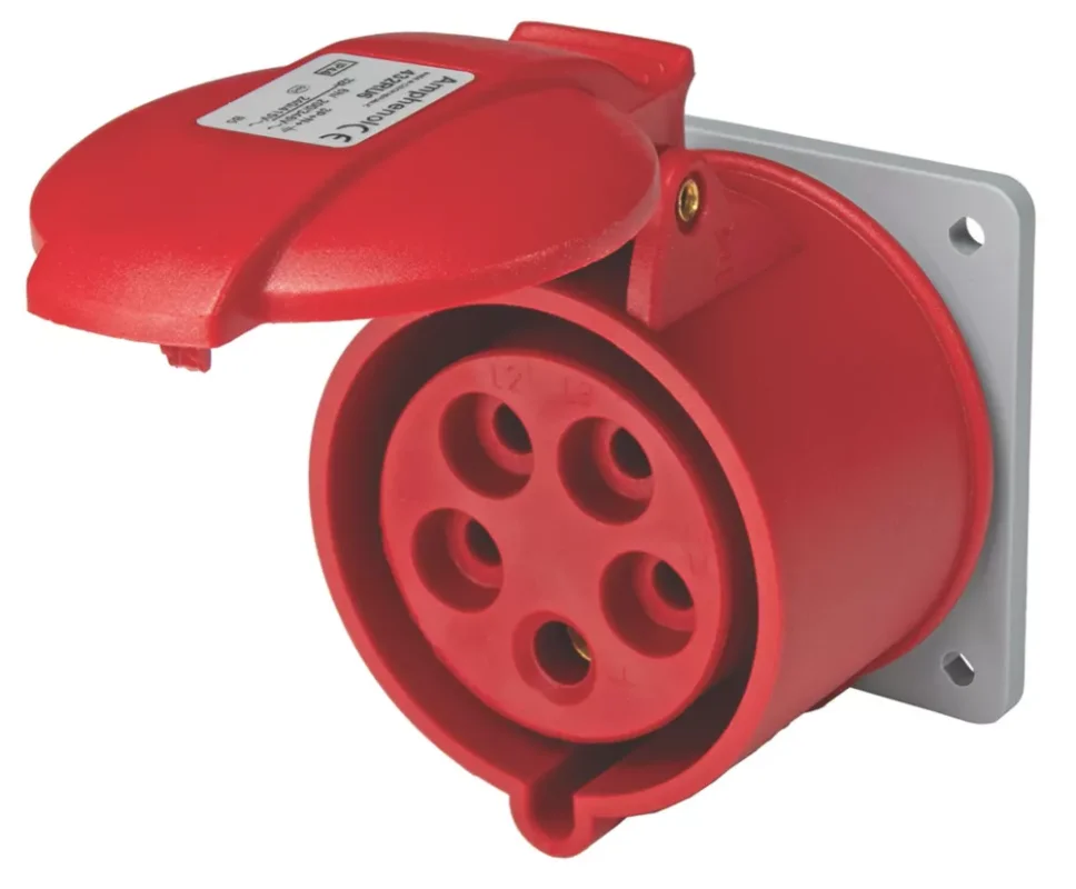 Offre Spéciale Prise fixe 4P+E 32A 415V rouge IP44 ABB Code 8899F