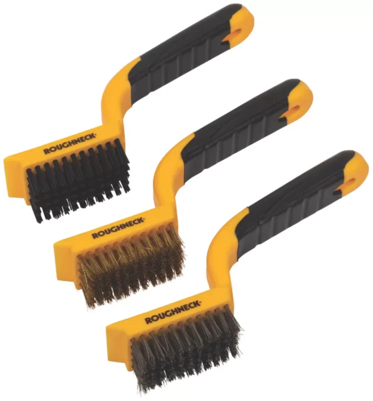 Lot de 3 brosses métalliques larges Roughneck Code 780JF Prix Bas