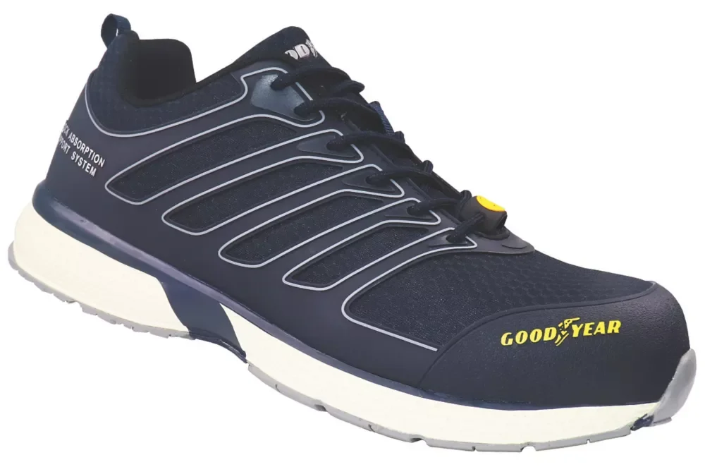 Prix Choc Baskets de sécurité sans métal S3 Goodyear GYSHU1592 bleues pointure 41 Code 544KX