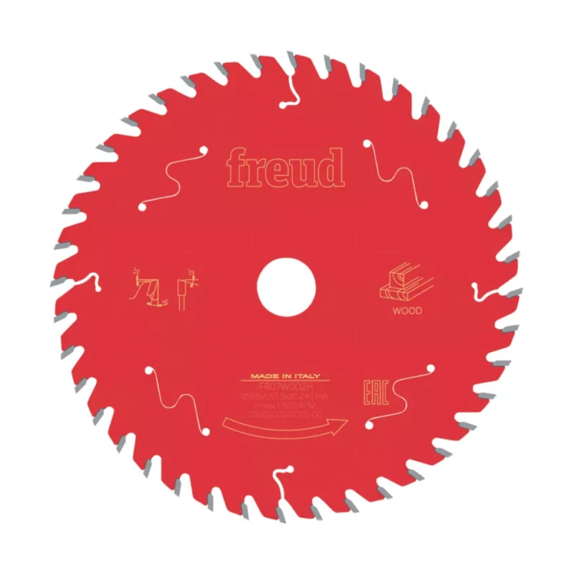 Lame de scie circulaire 165 x 20mm 40 dents Freud Code 975KJ Prix Promo