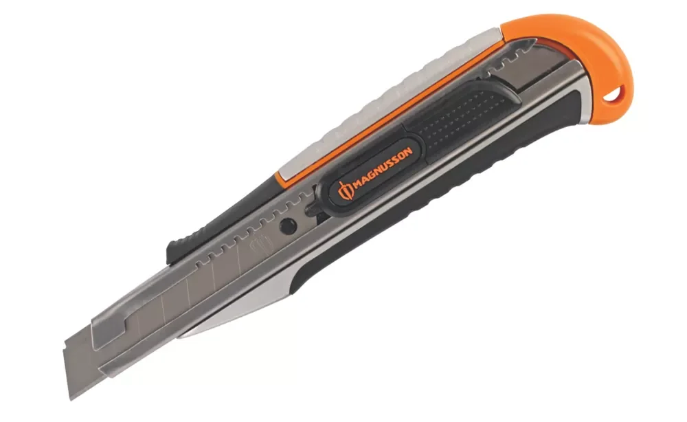 Meilleur Prix Cutter à lame rétractable 18mm Magnusson Code 9614V