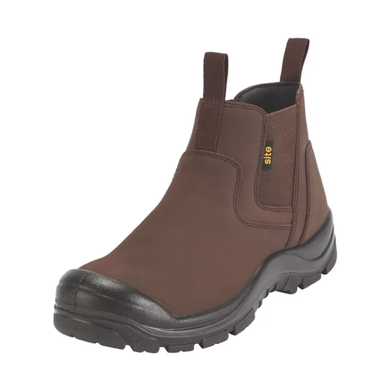 Bottines de sécurité S1 P Site Merrien marron pointure 41 Code 950XR Prix Bas