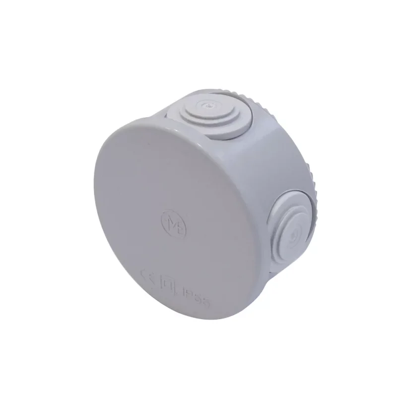 Populaire Boîte de dérivation ronde IP55 4 entrées diamètre 85mm profondeur 40mm Diall Code 991VH