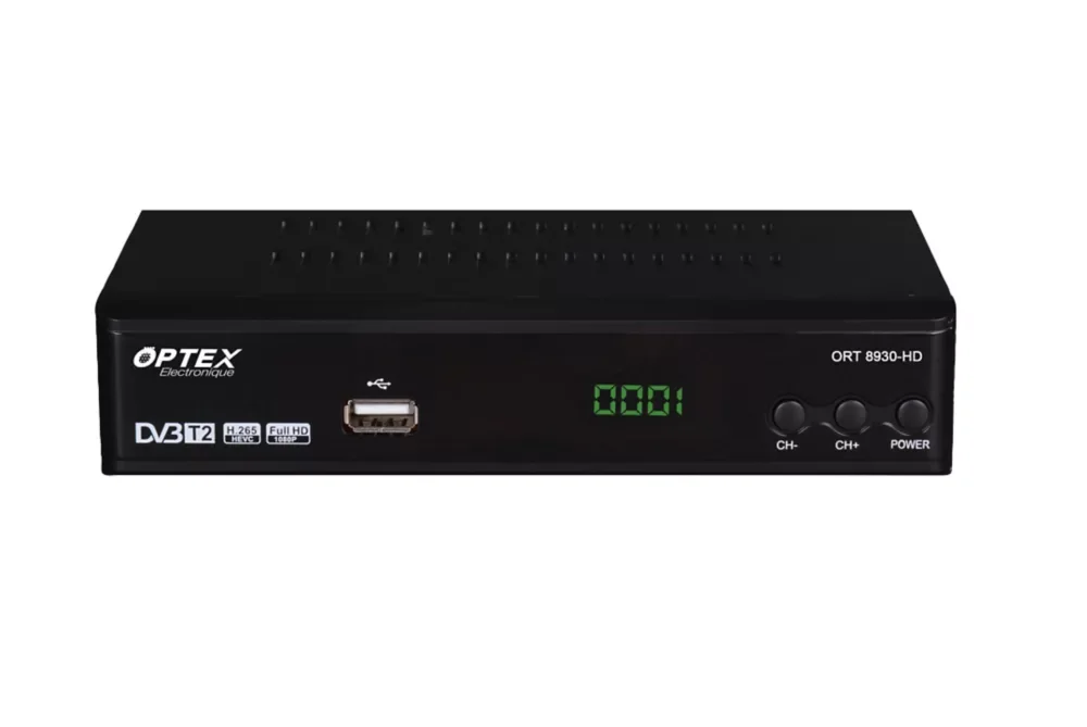 Récepteur à tuner terrestre simple Optex Code 721VV Paiement Sécurisé