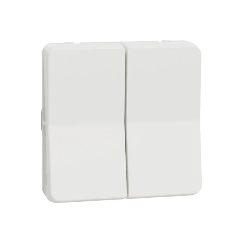 Double va-et-vient étanche composable Mureva 1 poste gris Schneider Code 708VR Réduction
