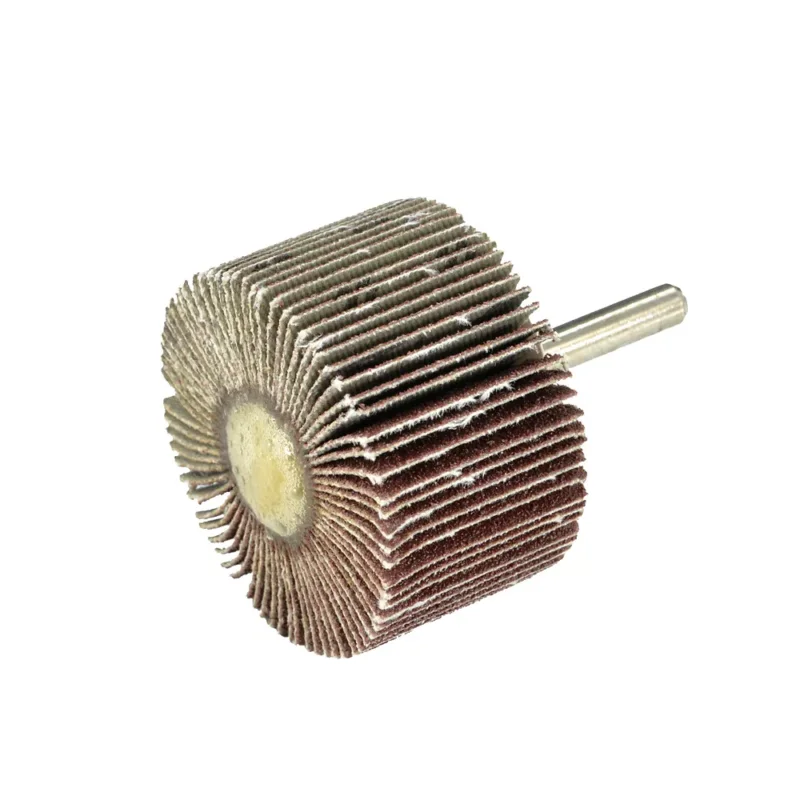 Bon Plan Roue à lamelles abrasive pour perceuse grain 120 à queue ronde 50mm Code 739RH