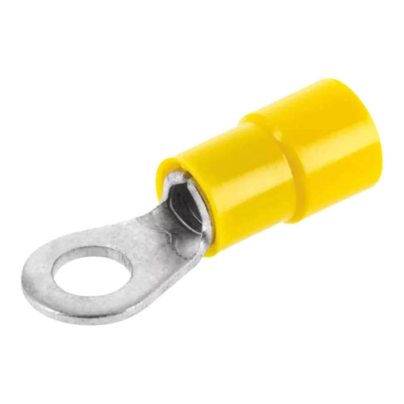 Top Vente Cosse à sertir jaune isolée à œillet 10mm Klauke, lot de 100 Code 436RR