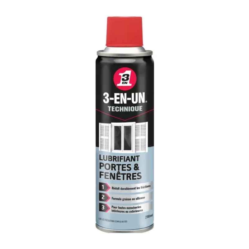 Lubrifiant pour fenêtres et portes huile 3-en-1 250ml Code 655RY Prix Promo