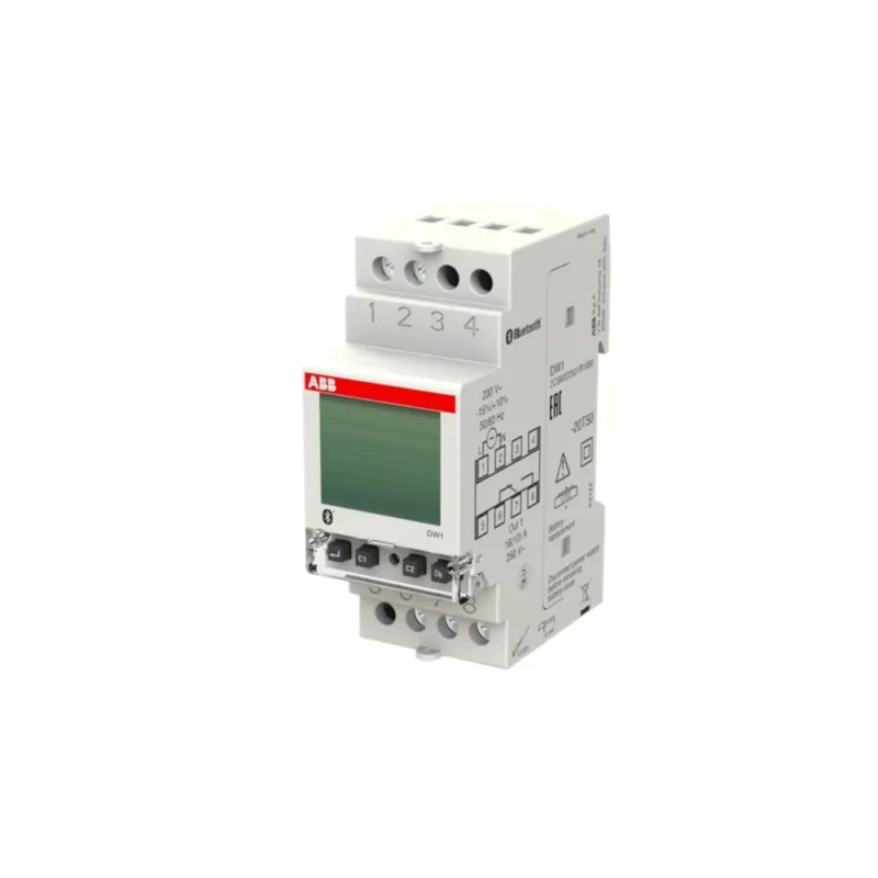 Interrupteur horaire digital BlueTooth 16A DW1 ABB Code 555PT Meilleur Prix