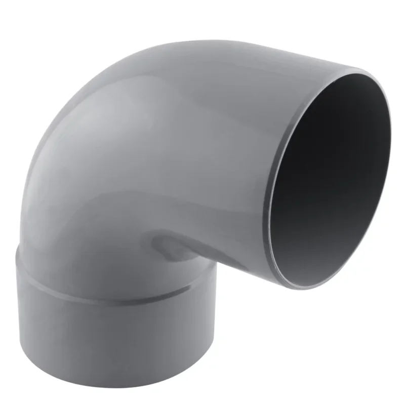 Coude PVC NF mâle/femelle à 87° 125mm à coller gris Fitt Code 114RF Offre Du Jour