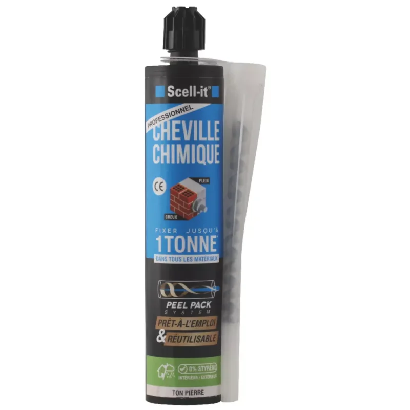 kit de scellement chimique avec buses Scell-it 280ml Code 733TX Acheter Direct