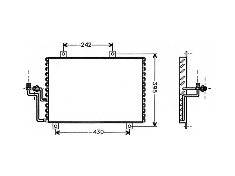 Echangeur Condenseur OEM - 293D07 Marque