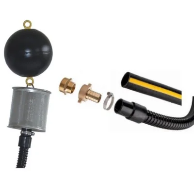 Kit d‘aspiration complet avec filtre fin, tuyau 1 m, flotteur, raccord femelle 1" Expédié Aujourd'hui