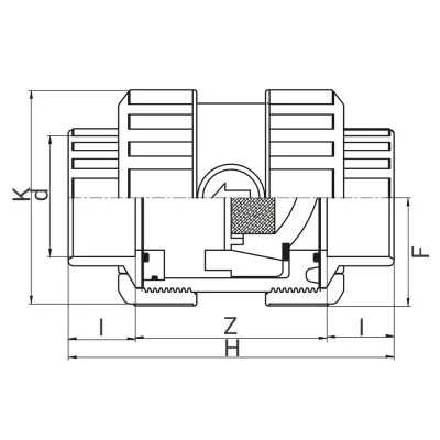 Expédition Rapide Clapet de retenue PVC à coller - Joints FPM - PLASSON
