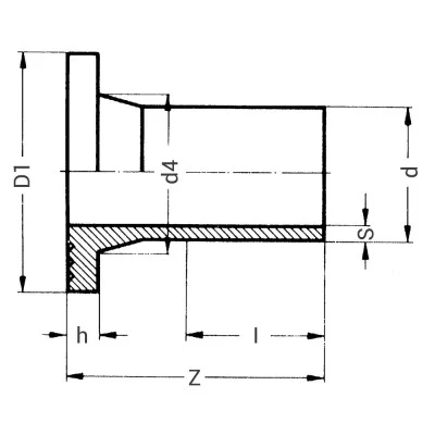 Collet à embout mâle PE100 PN16 - PLASSON Authentique