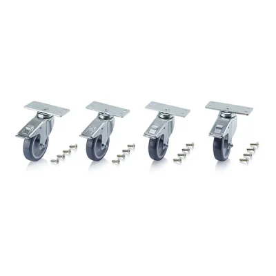 Lot de 4 roues pivotantes pour palox 1200x800 et 1200x1000 Jusqu'à Épuisement Des Stocks