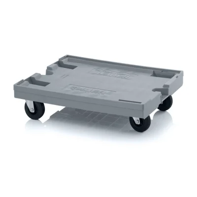 Plateau roulant porte-bacs pour bacs plastiques de 800 x 600 mm Jusqu'à Épuisement Des Stocks