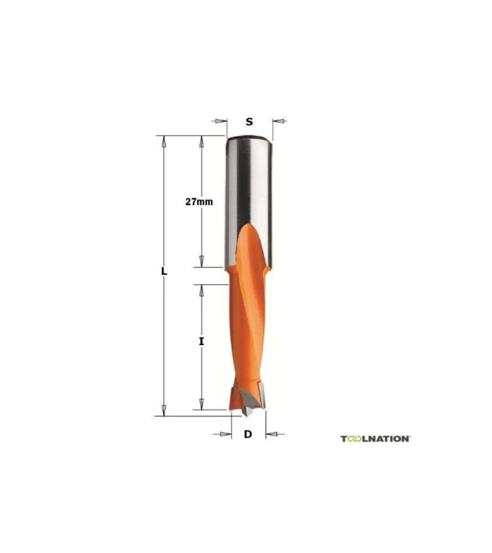 Top Vente Foret CMT31008011 pour perceuse multibroche 8 mm - tige 10x27 - Droit