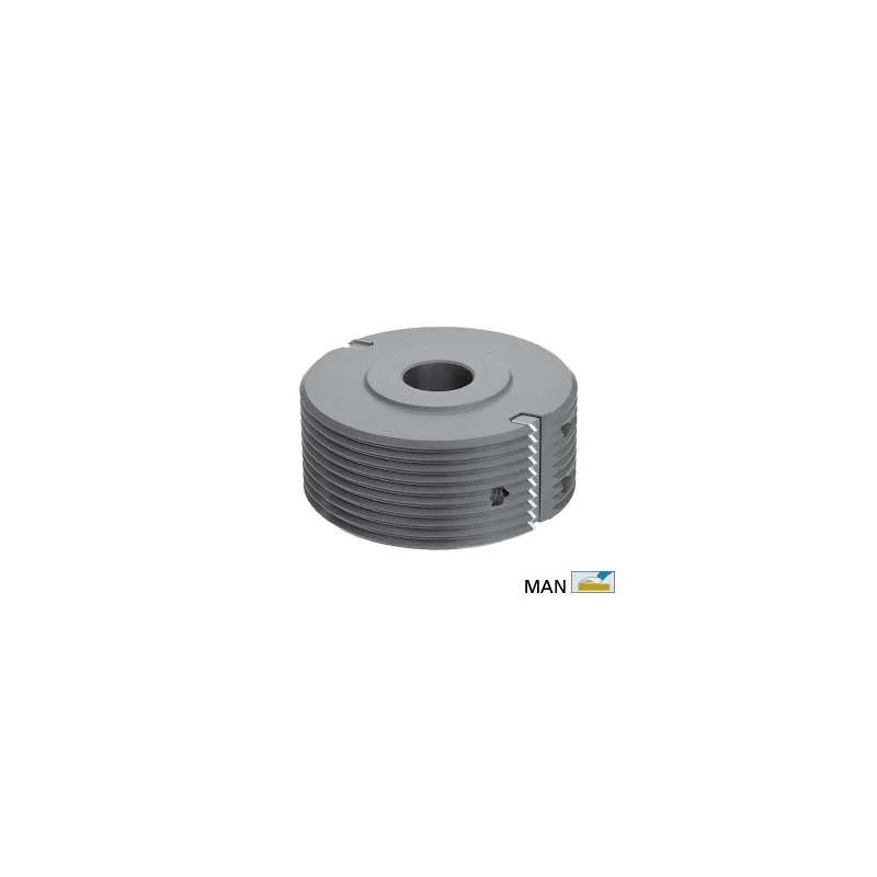Porte-outils bouvetage en dents de scie Ø120 mm HT50 mm pour toupie arbre de 50 mm Livraison Express