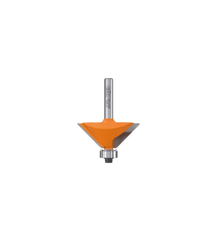 CMT 736.280.11 - Fraise de défonceuse Q6 - Chanfreiner avec guide angle 45° Usine Directe
