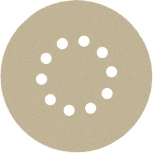 10 disques abrasifs auto-agrippants perforés 225 mm Grain 120 - Klingspor ref 302046 Haute Qualité