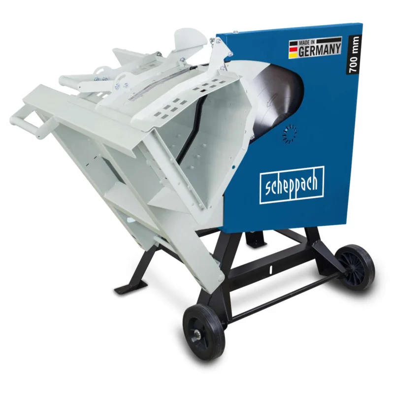 HS720 - Scie à bûches à chevalet 230V (3000 W) ou 400V (4500 W) Lame ø700 mm - Coupe ø240 mm maxi. Must-Have