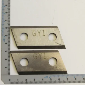 Jeu de 2 fers de rechange pour broyeur végétaux GS55 Paiement Sécurisé