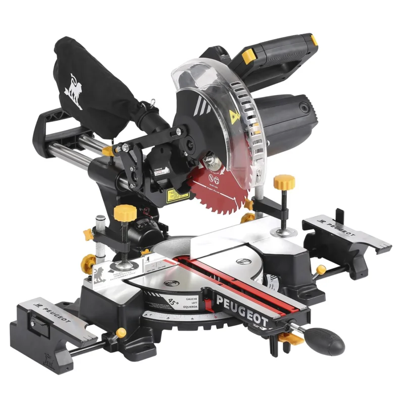ENERGYSAW-210SL2 - Scie à onglets radiale 210 mm - 1600 W PEUGEOT Meilleur Prix