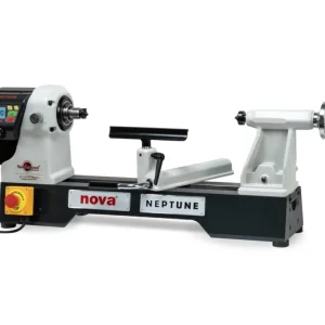 NOVA NEPTUNE 190 DVR - Tour à bois moteur sans courroie à entrainement direct - Distance 457 mm - 1,5 CV Must-Have