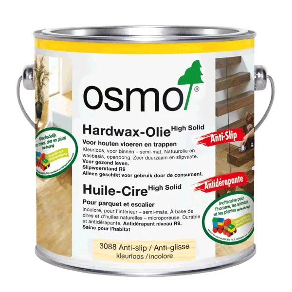 Jusqu'à Épuisement Des Stocks Huile-Cire Antidérapante - Incolore semi-mate ou satinée - 0,750 ml - 2,5 L - 10 L