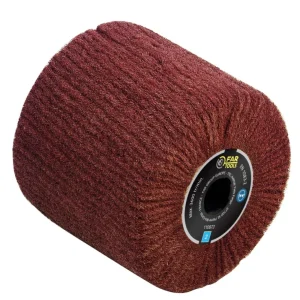 Authentique FARTOOLS - Brosse en fibre synthétique pour satinage du métal - Diamètre 120 mm