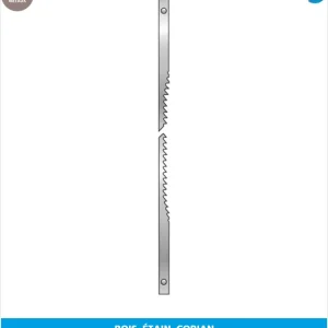 12 x Lames de scie à chantourner - 127x2,0x0,25 mm 25 TPI Livraison Express