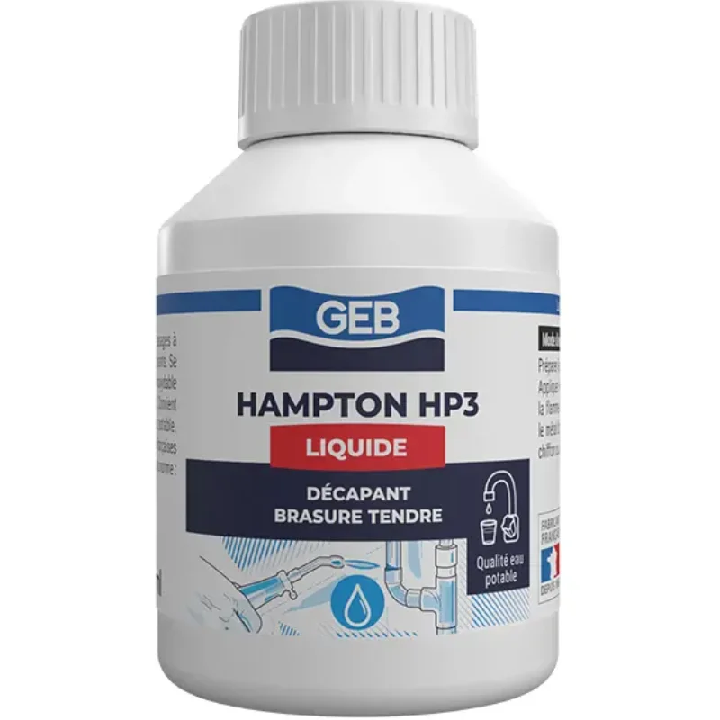 Authentique Flux décapant HAMPTON HP3 liquide Geb 80 ml