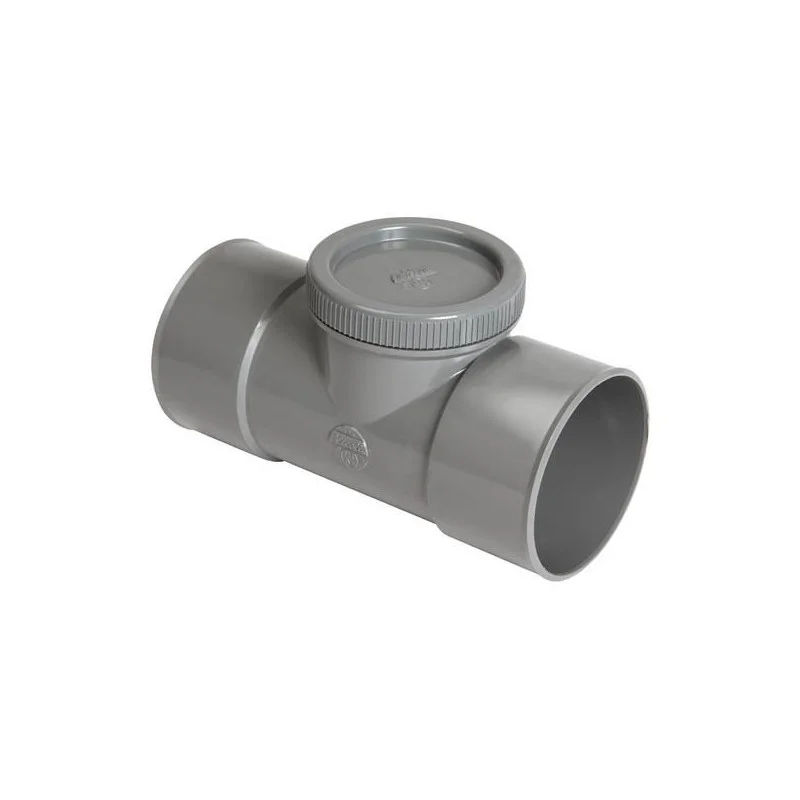Té de visite Femelle Femelle PVC évacuation Nicoll Acheter En Ligne