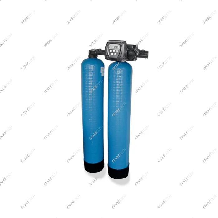 Top Vente Adoucisseur Twin avec vanne CLACK CI 2 x 75L + bac à sel 150L