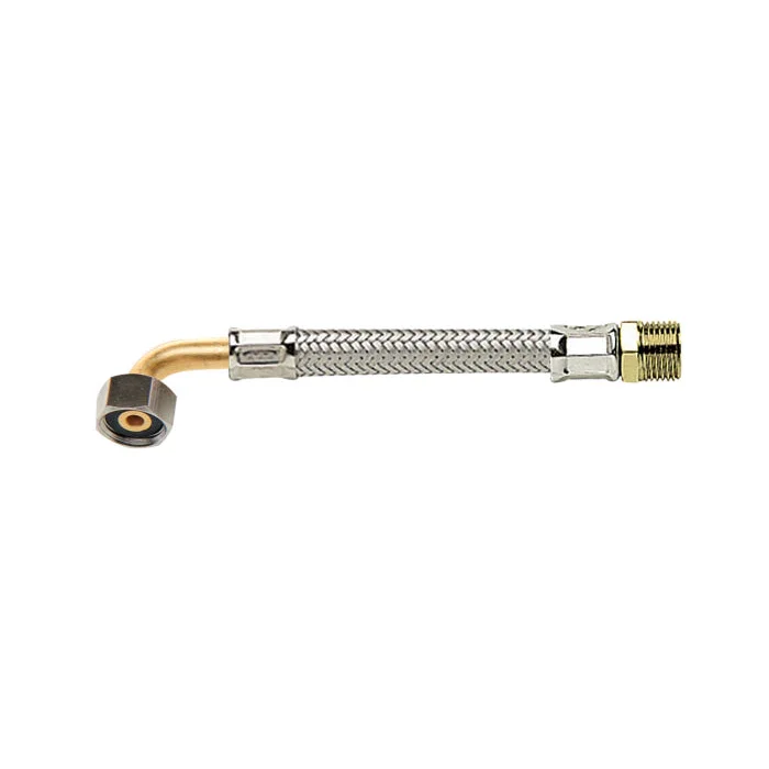 Tuyau tressé acier 20 cm - filetage 1/2" G mâle Retour Gratuit